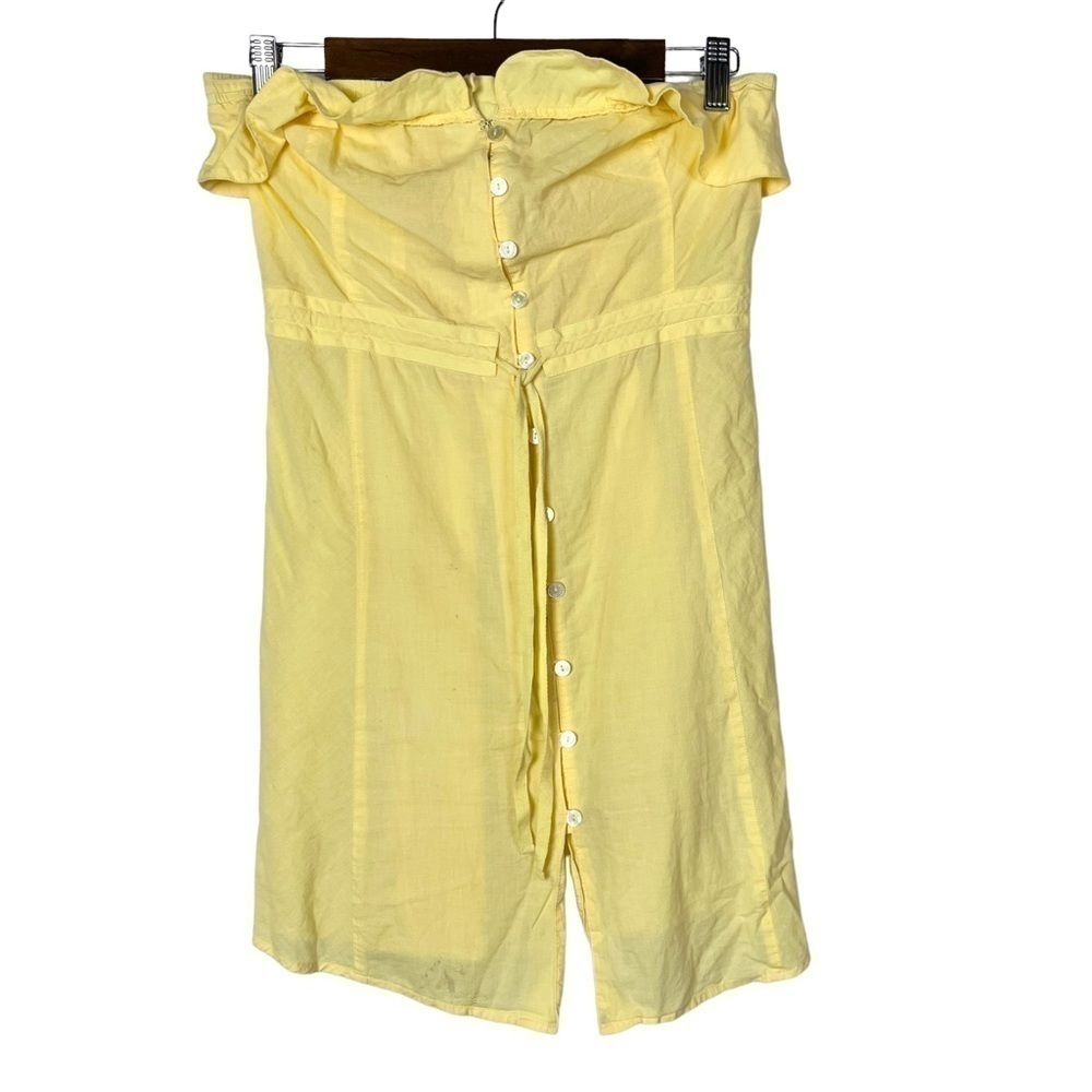 Juicy Couture Yellow Y2K‎ Strapless Mini Dress 2